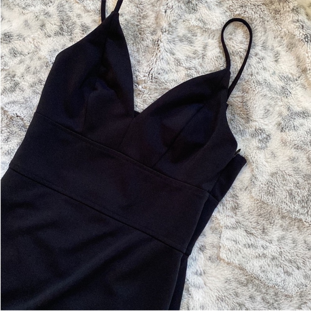 Express Black Sheath Adjustable Straps Dress Mob … - image 3